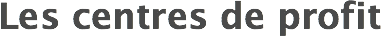 Les centres de profit